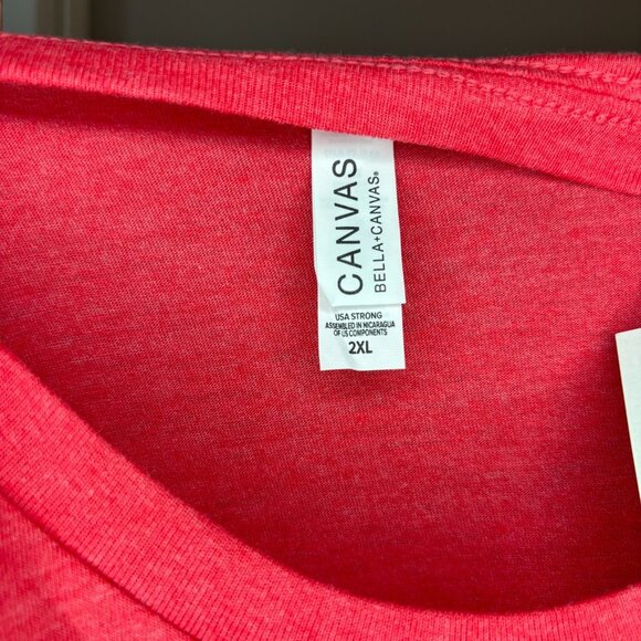 NEW Volleyball Mom Graphic Tee Womens 2XL Red Short Sleeve - Picture 3 of 4